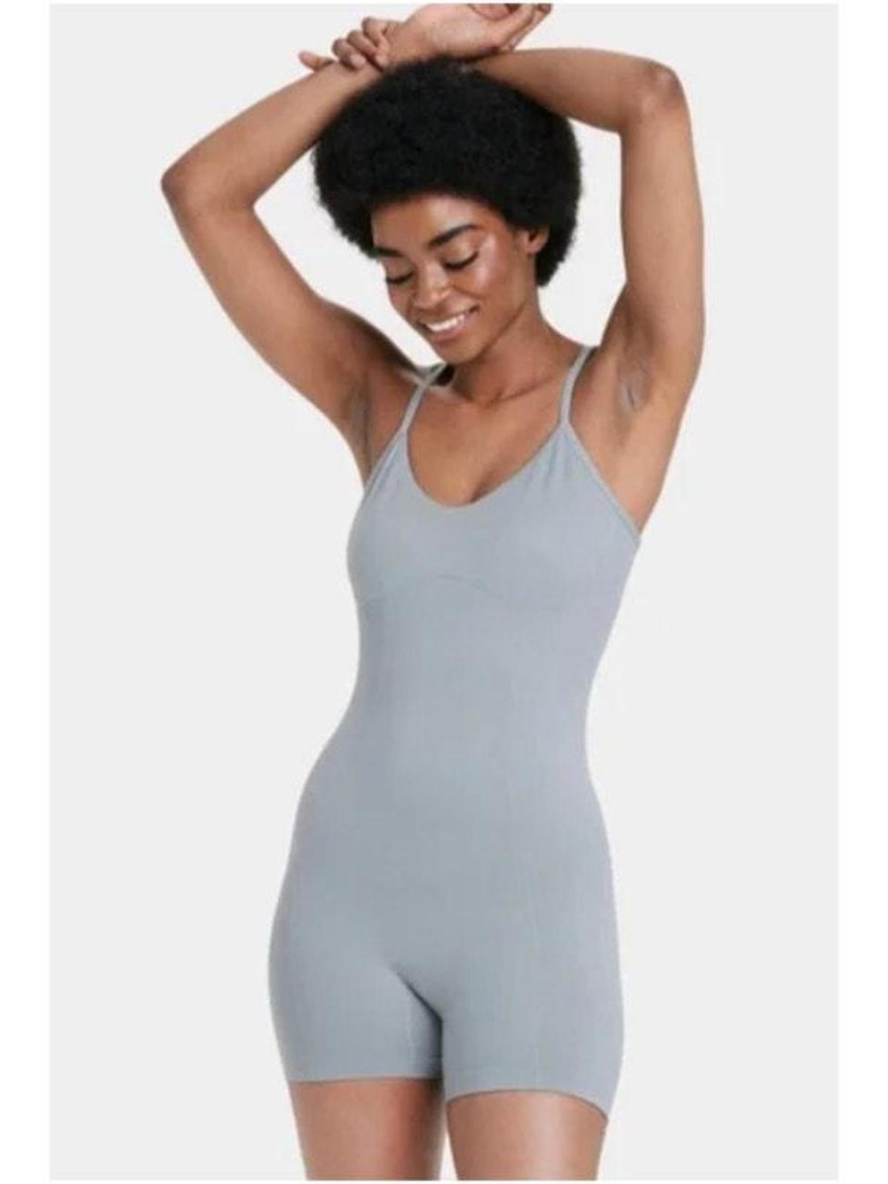 Colsie Light Gray Seamless Shaping Romper